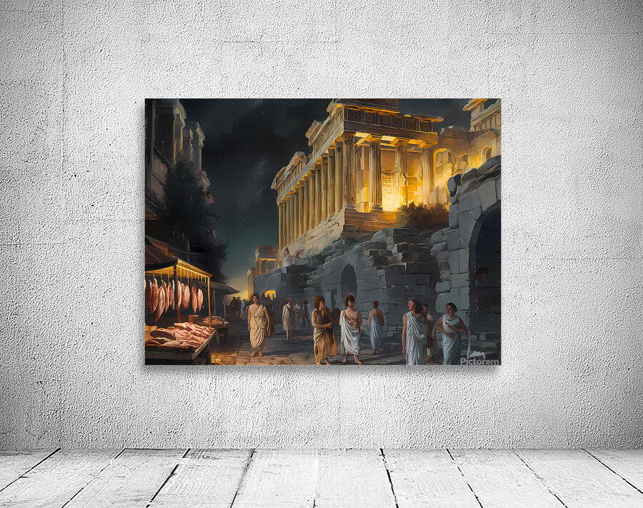  view of the interior of the ancient Athenian acropolis  Wall Preview