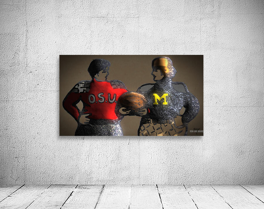 1901 Ohio State Michigan Football Art Remix Wall Preview