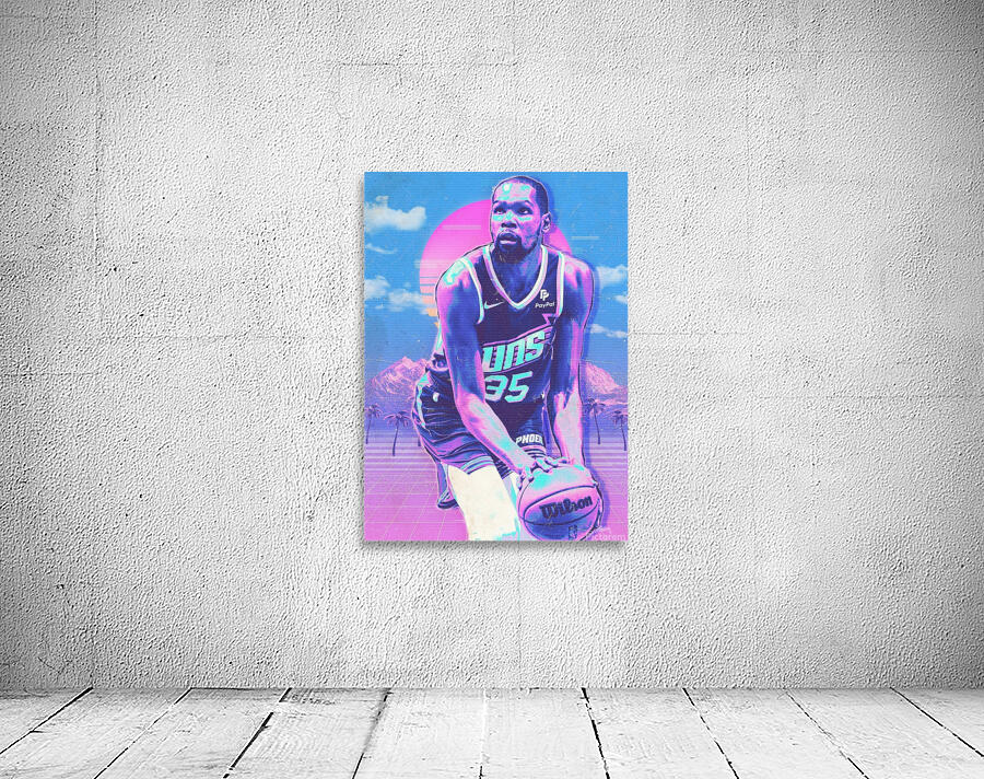 Retro Kevin Durant Poster Wall Preview