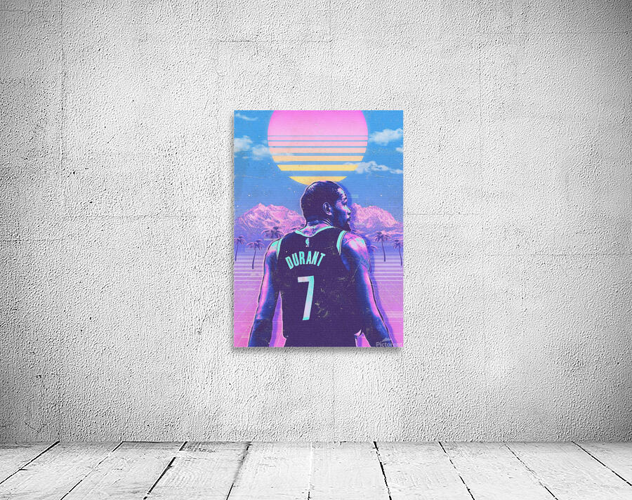 Retro Kevin Durant Poster Wall Preview