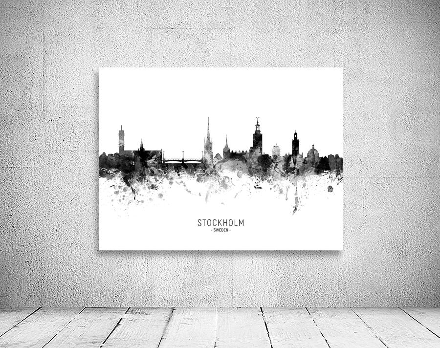 Stockholm Sweden Skyline Wall Preview