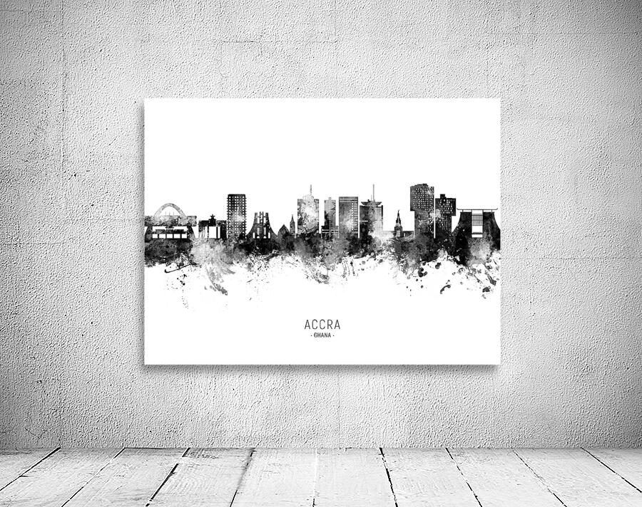Accra Ghana Skyline Wall Preview