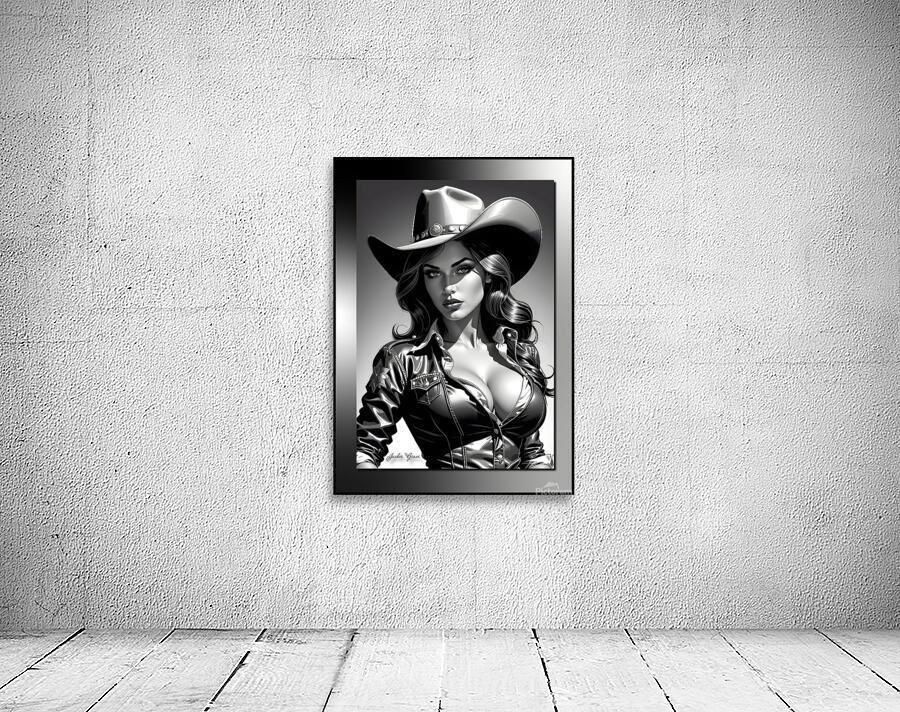 Sexy Pin-Up CowGirl 1 Wall Preview