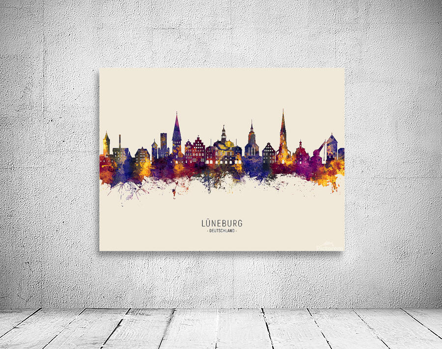 Luneburg Germany Skyline Wall Preview