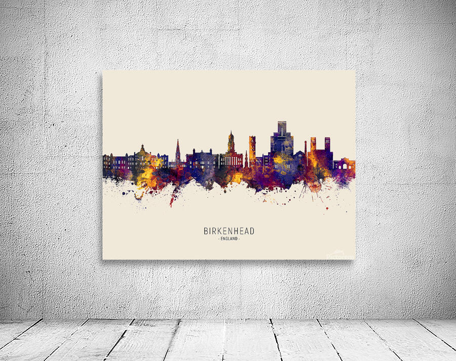 Birkenhead England Skyline Wall Preview
