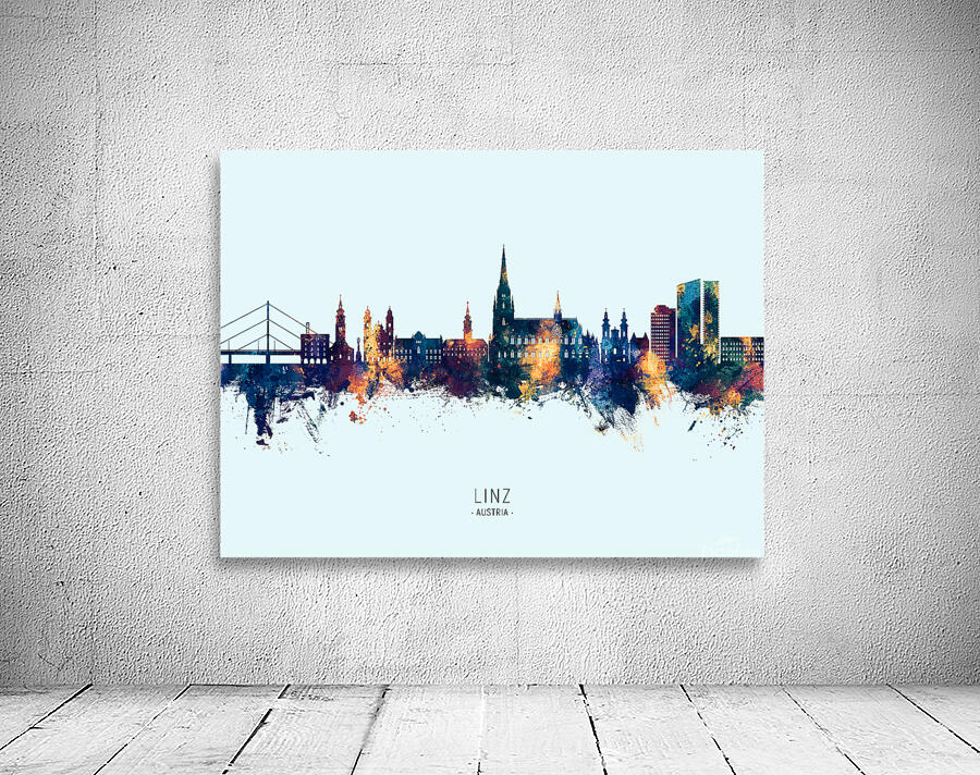 Linz Austria Skyline Wall Preview
