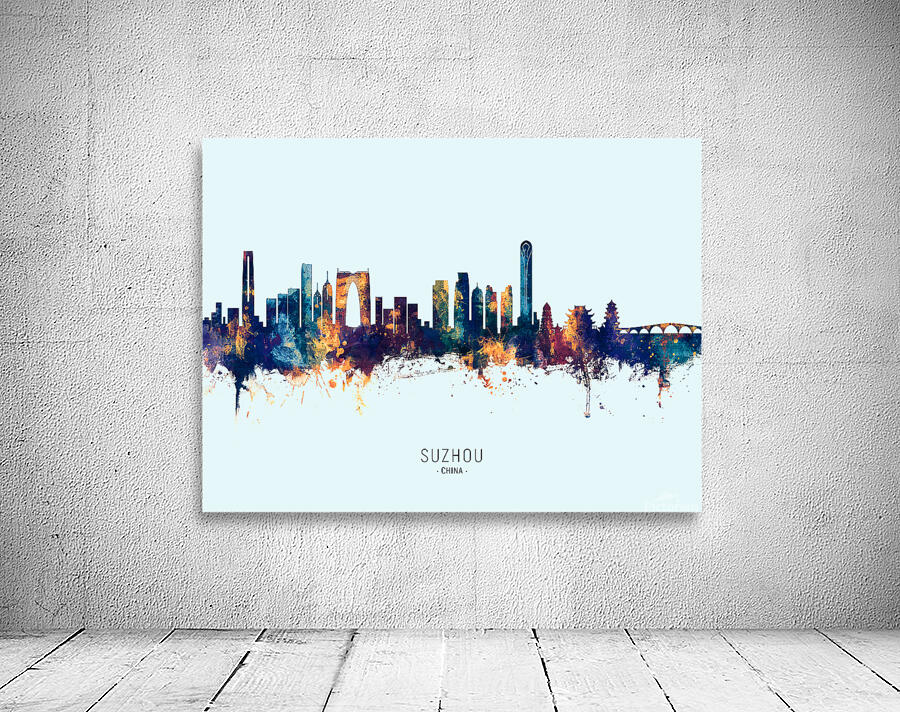 Suzhou China Skyline Wall Preview