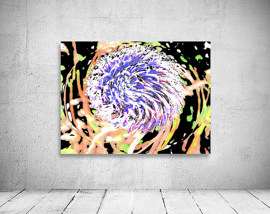  Abstract Swirling Woodland Plant Wall Preview