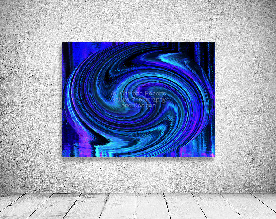 Abstract Swirling Hypnotic Lochans Water Reflections Wall Preview