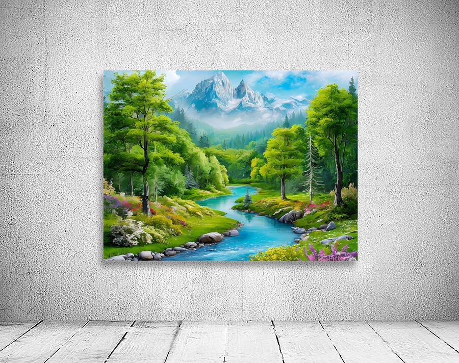  The tranquil landscape  - picturesque. Wall Preview