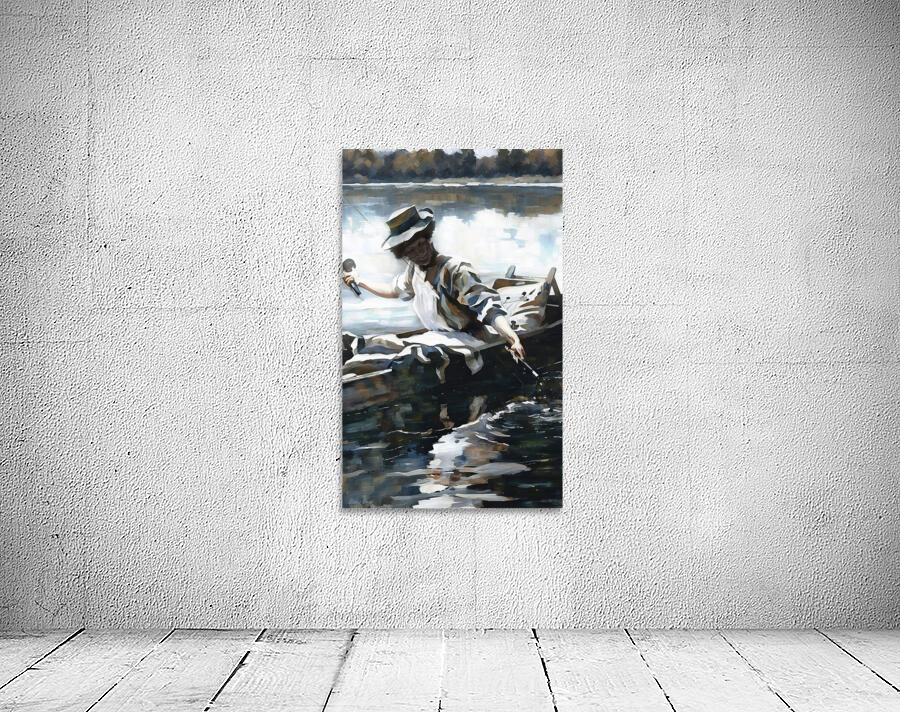 1907 Her First Catch of the Season Wall Preview