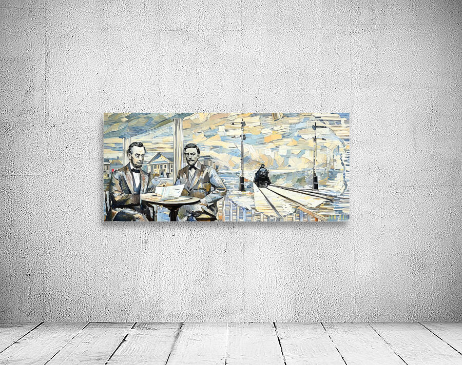 Abe Lincoln and General Dodge Wall Preview