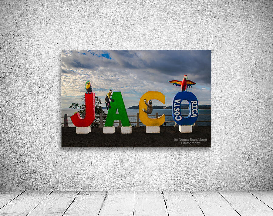 Jaco Costa Rica Welcome Sign by Norma Brandsberg Photography