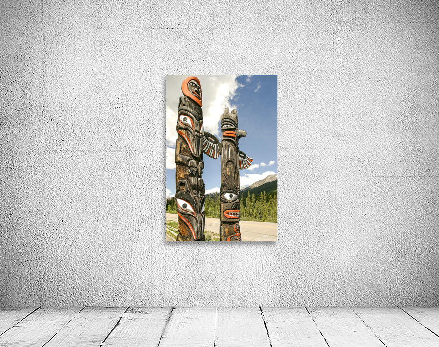 British Columbia Totem Poles by Thea Menagh