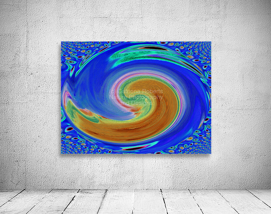Abstract Colourful Acrylic Circles Wall Preview