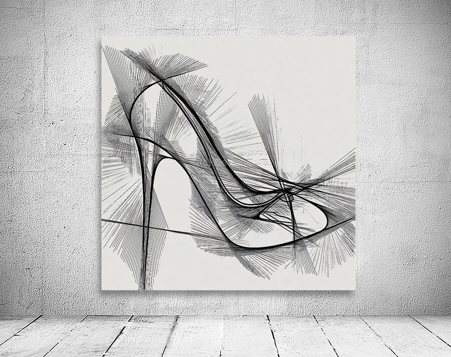 shoe1 pencil sketch 240806 by Forgotten Art