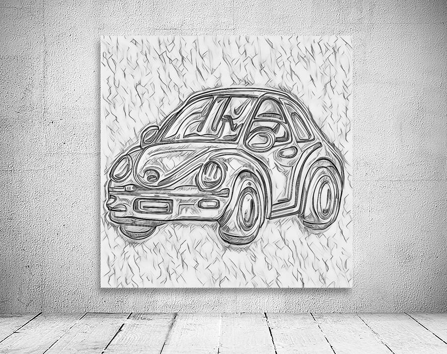 ArtX 02 automobile-sketch-charcoal by Forgotten Art