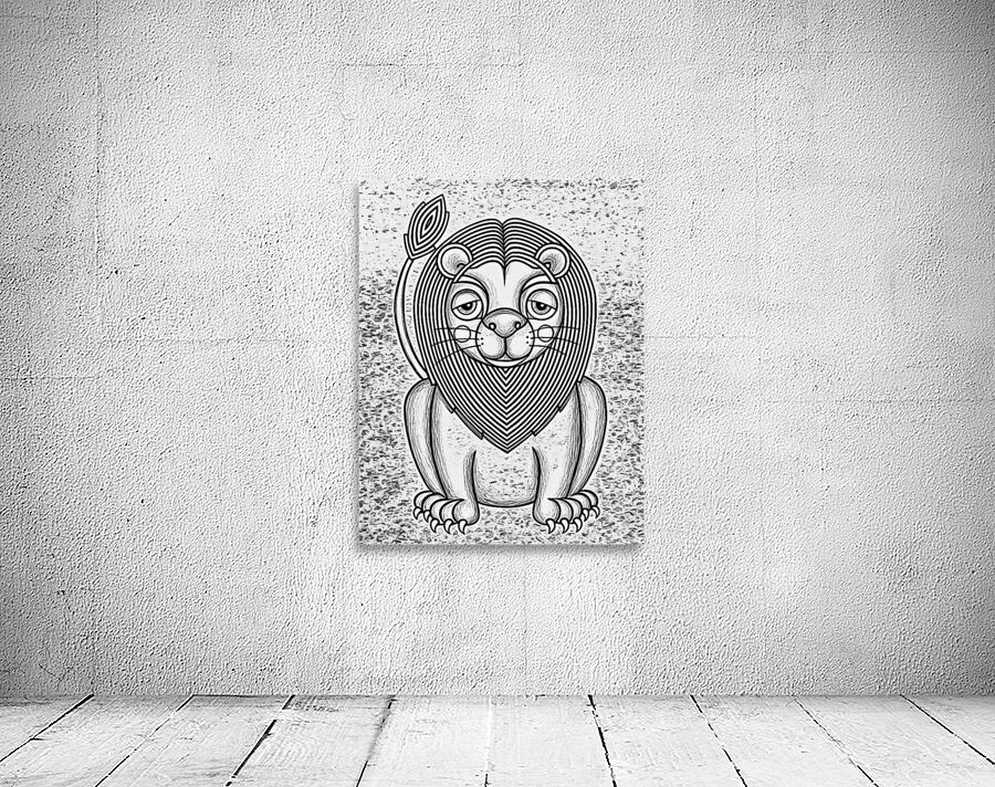 lion sketch charcoal 2408222 by Forgotten Art