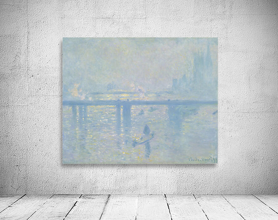 1899 Monet Charing Cross Bridge  Wall Preview