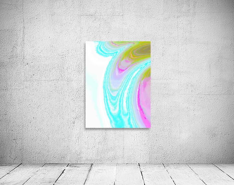 Abstract Cool Pastel Swirl Wall Preview