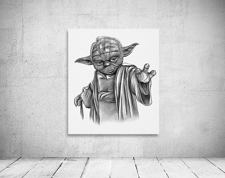yoda sketch charcoal 2408247 by Forgotten Art