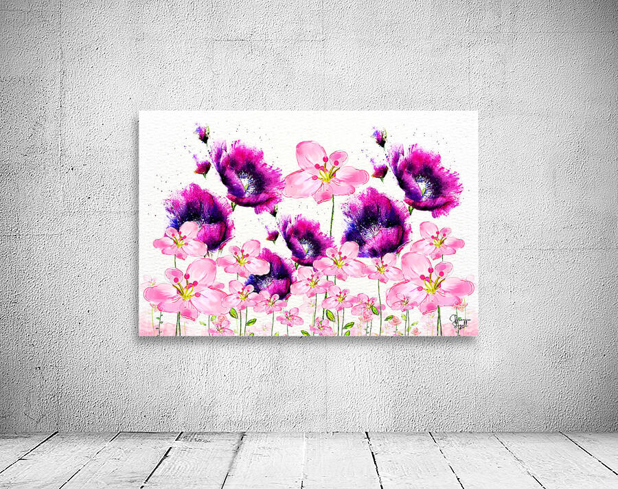 Blooming Vibrance Wall Preview