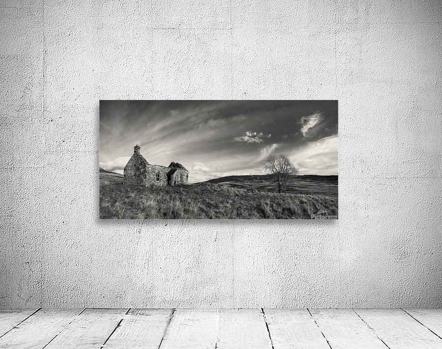 Old Cottage and Tree Wall Preview