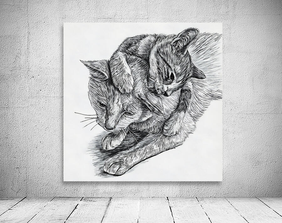 ArtX 07 two cats by Forgotten Art