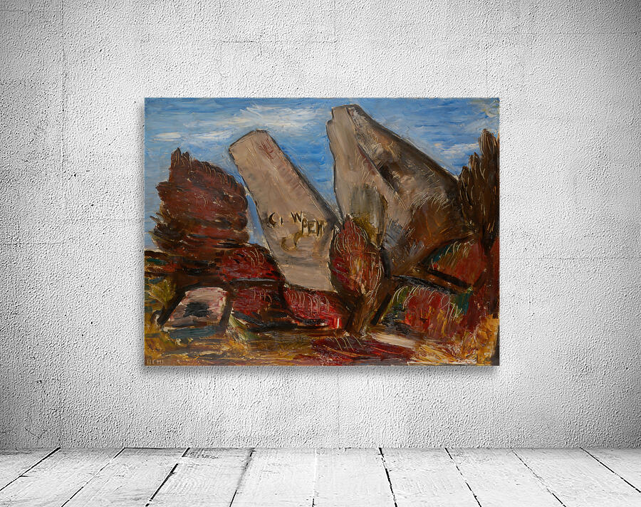 1934 Cape Cod Art: Whale’s Jaw Dogtown Common  Wall Preview