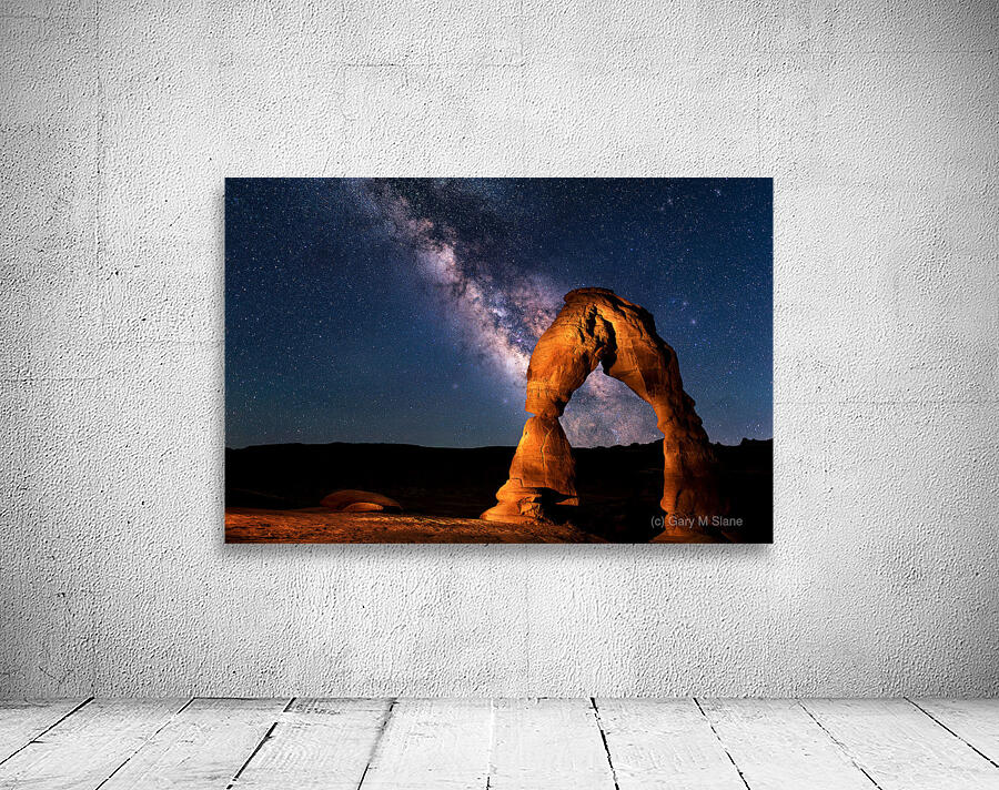 Delicate Arch Below the Solar System Wall Preview