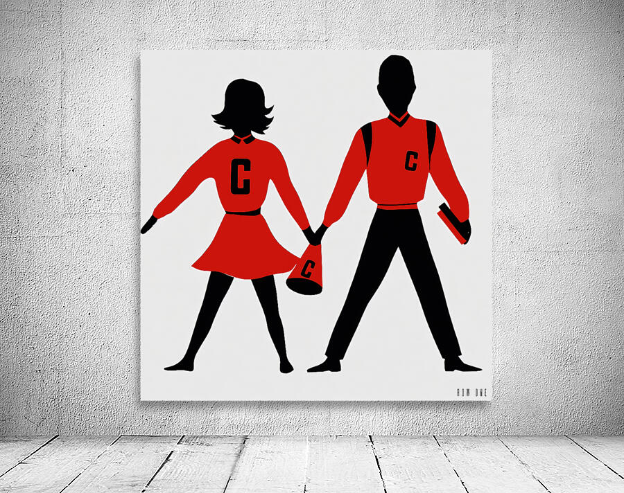 1960s Cheer Art Wall Preview