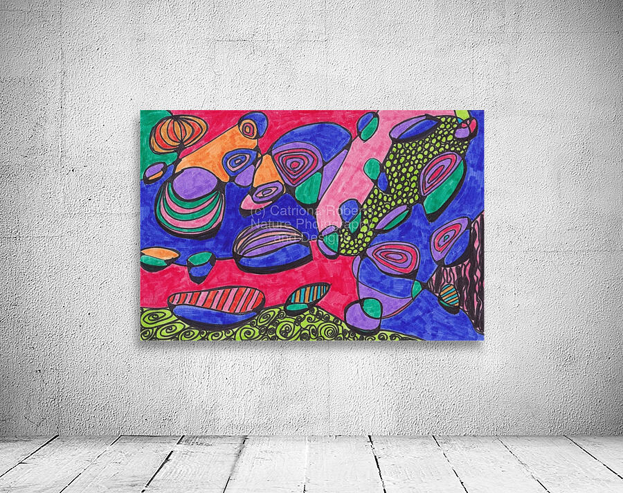 Abstract Bold Neurographic Art Wall Preview