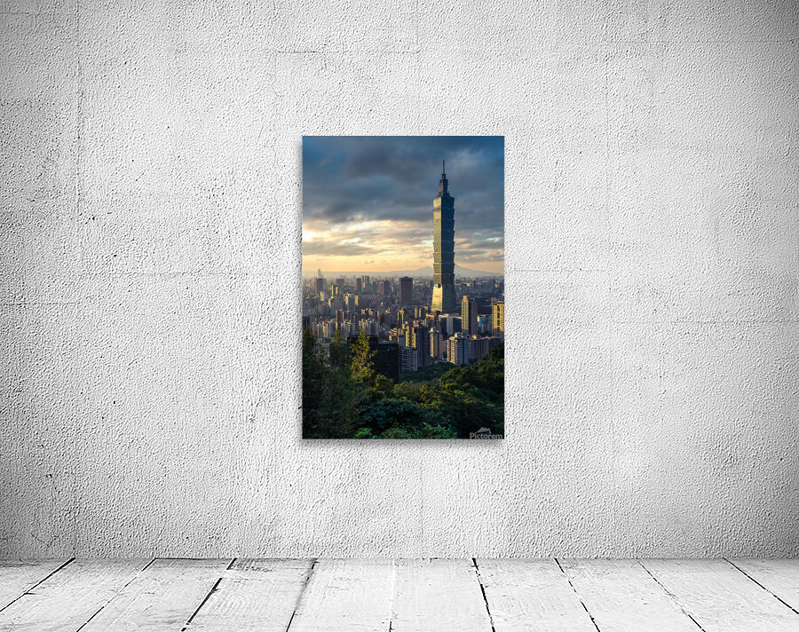 Taipei 101 at Sunset by Andreas Wonisch