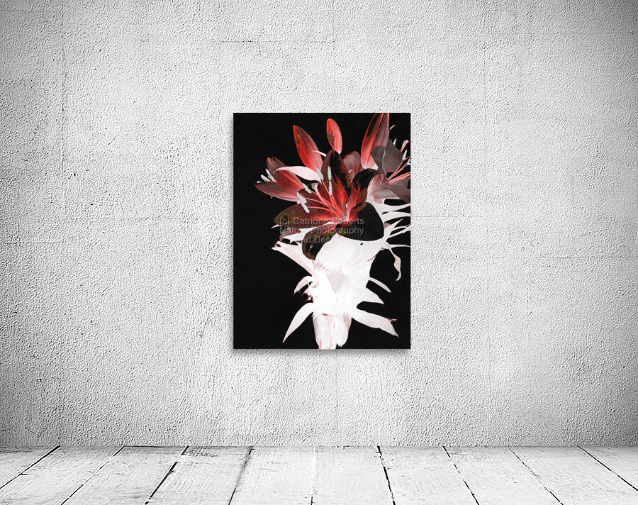 Abstract Lily Vase Bouquet Wall Preview