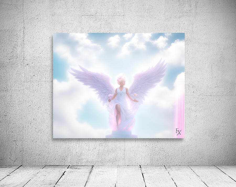 painted angel Wall Preview