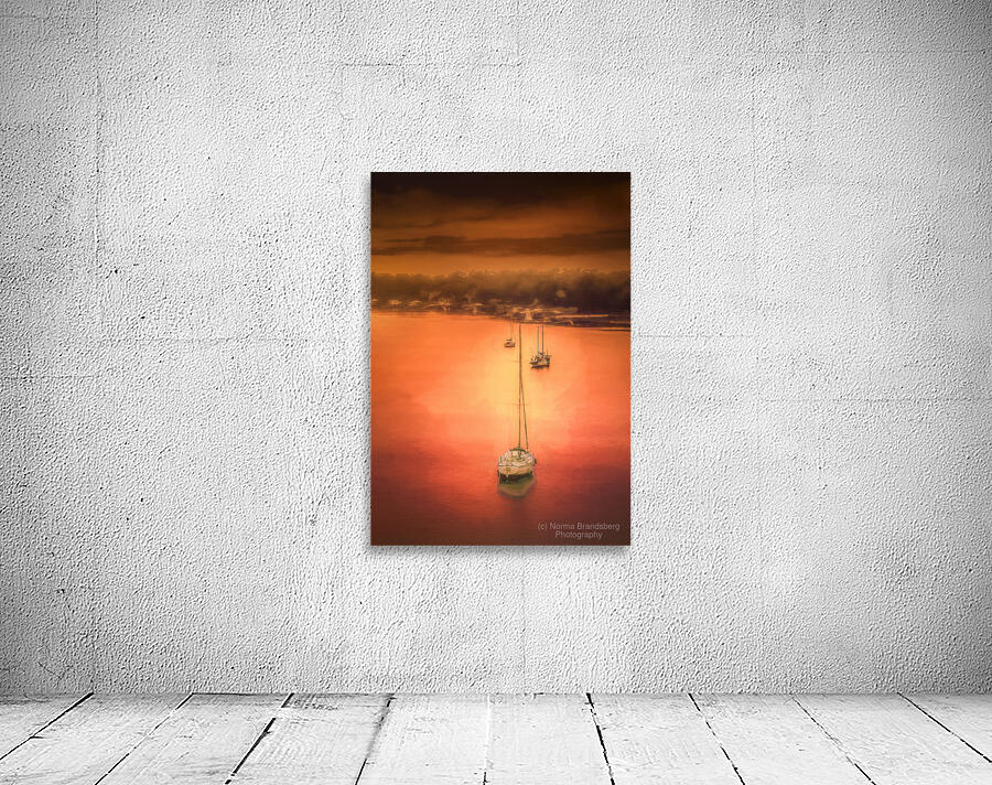 Low Country Sailboats at Sunset Wall Preview