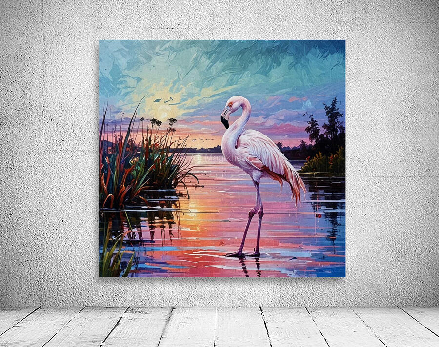 Flamingo Sunset 2024 09 13 12 06 22 Wall Preview