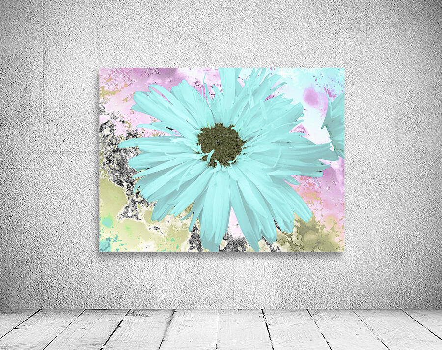 Abstract Pastel Daisy Flower Wall Preview