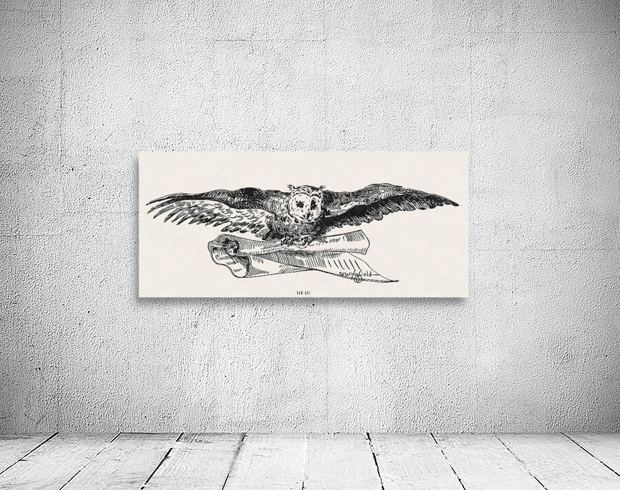 early 1900s owl wingfield Wall Preview