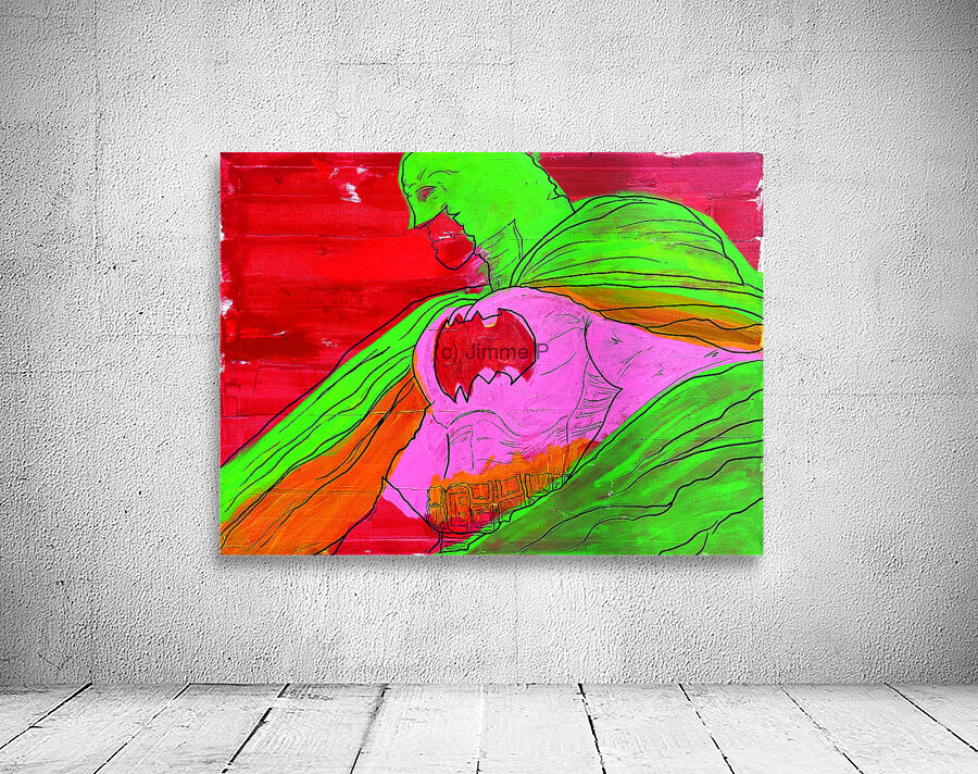 Bruce Aperçu sur mur