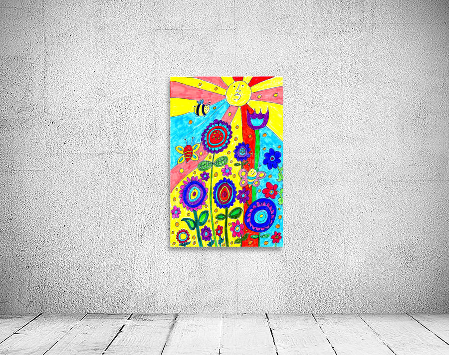 Abstract Doodle Nature Wall Preview