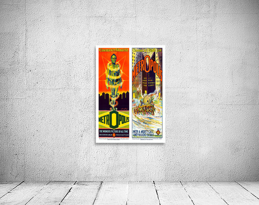 Metropolis Twin poster Wall Preview