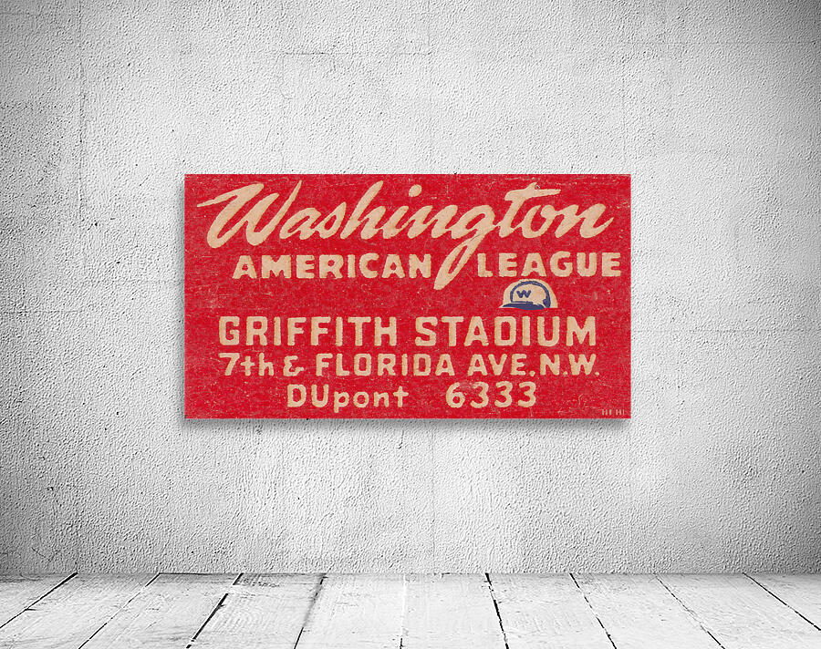 1940s Washington Nationals Art Wall Preview