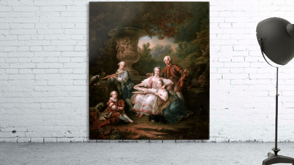 Le Marquis de Sourches et sa Famille by Francois-Hubert Drouais by xzendor7