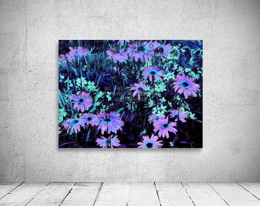 Impressionistic Vibrant Multitude of Daises Wall Preview