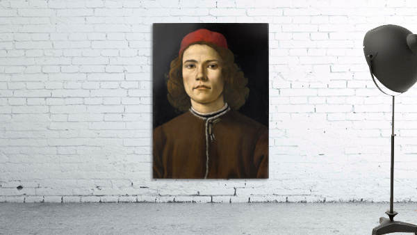A young man by Sandro Botticelli