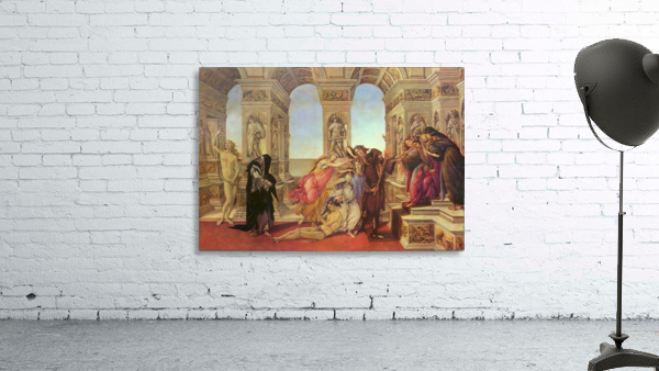 Calumny of Apelles by Sandro Botticelli