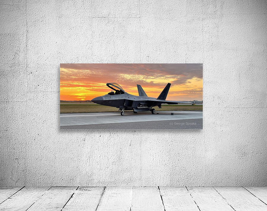 Fighter Sunset Wall Preview