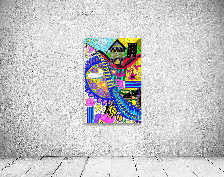 Abstract Doodle Art Creativity Wall Preview