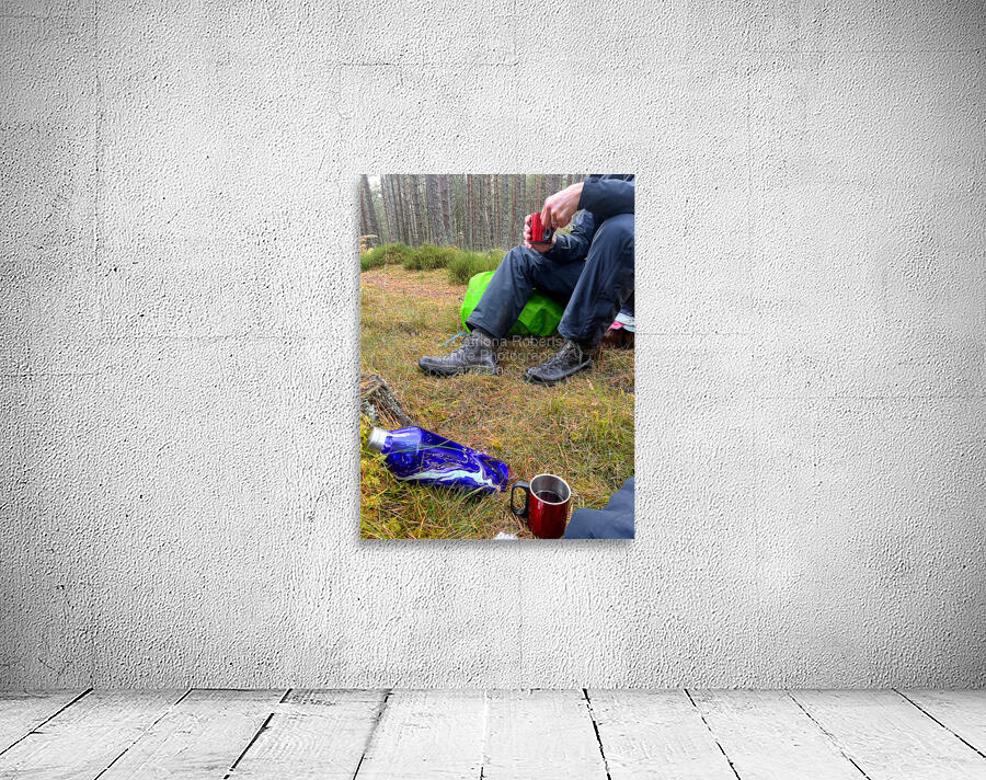 Scenes from the Trail - Time for a Brew  Wall Preview